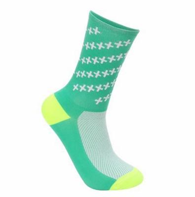 Fietsen sokken mannen vrouwen racefiets sokken outdoor Racing ademend basketbal voetbal sokken (grasgroen) Fietsen sokken mannen vrouwen racefiets sokken outdoor Racing ademend basketbal voetbal sokken (grasgroen)