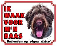 Duitse Staande Ruwhaar Waakbord - Ik waak voor mijn baas - thumbnail