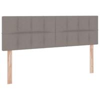 Opbergbed met matras met matras Taupe 140 x 200 cm Bewerkt hout - thumbnail