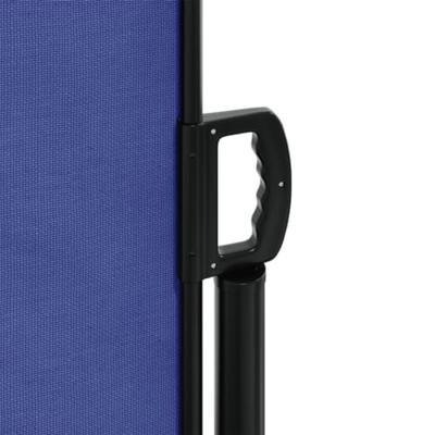 VidaXL Windscherm uittrekbaar 140x500 cm blauw