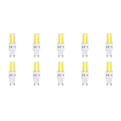 LED Lamp 10 Pack - Aigi - G9 Fitting - 3.8W - Helder/Koud Wit 6500K | Vervangt 40W
