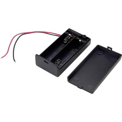 TRU COMPONENTS SBH-321-3AS Batterijbox Aantal cellen: 2 AA (penlite) Kabel
