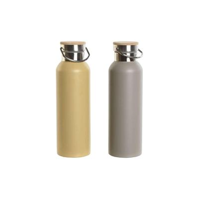 Thermosfles Home ESPRIT Beige Grijs 500 ml (2 Stuks)