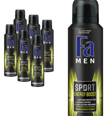 Fa Men Sport Energy Boost Antiperspirant Spray