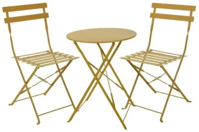 Ambiance bistroset vouwbaar mosterd