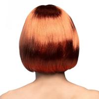 Bobline pruik cabaret koper - thumbnail