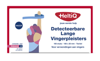 Heltiq Detecteerbare Lange Vingerpleisters Textiel 180x20mm - thumbnail