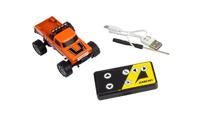 Amewi Oranje Brushed 1:64 RC auto Elektro Monstertruck Achterwielaandrijving RTR 2,4 GHz Met lichteffect, Incl. accu en laadkabel - thumbnail