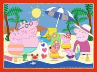 Ravensburger puzzel 4 in 1 Vrolijke uitstapjes Peppa big 12-16-20-24 stukjes - thumbnail