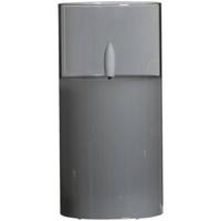 Led kaars in glas - grijs - 15xØ7,5 cm - Leen Bakker - thumbnail