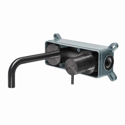 Inbouwkraan Qisani Flow Laag Geborsteld Gun Metal