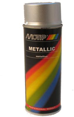 Motip spuitbus 400ml metallic-zilver