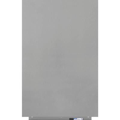 Rocada Whiteboard 6520PRO-9006 (b x h) 115 cm x 75 cm Grijs Kunststof coating Incl. opbergbakje, Horizontaal- of verticaalformaat
