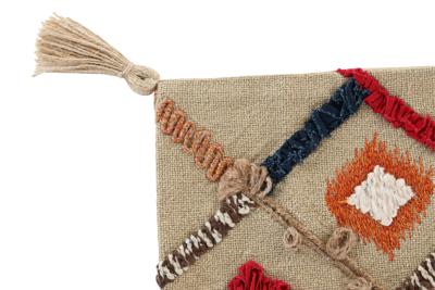 Kussenhoes DKD Home Decor 60 x 1 x 40 cm Multicolour Franjes Kussenhoes DKD Home Decor 60 x 1 x 40 cm Multicolour Franjes