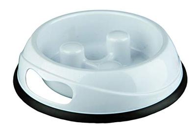 TRIXIE VOERBAK SLOW FEED KUNSTSTOF ANTI-SLIP ASSORTI 23 CM 900 ML