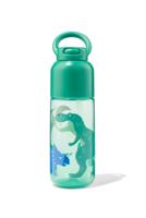 HEMA Waterfles met rietje dino 300ml - thumbnail