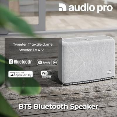 Audio Pro A15 Draagbare Smart Multiroom Wifi speaker Grijs - thumbnail