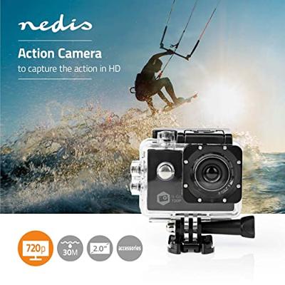 Action Cam | HD 720p | Waterdichte behuizing
