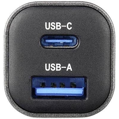 VOLTCRAFT CPS-38W/ 2 VC-RA381 USB-oplader 38 W 1x USB-A, 1x USB-C Zilver-zwart Auto