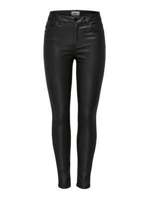 Hush mid skinny black coated pants