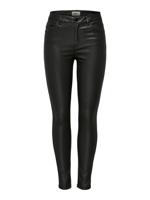 Hush mid skinny black coated pants - thumbnail