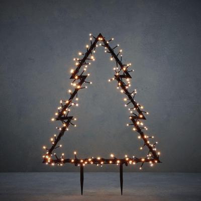 Overige Merken Luca lighting tuin decoratie led boom 175 leds 53x1x75 cm warm wit zwart