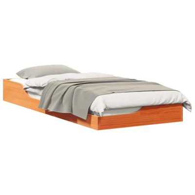 Bedframe Wasbruin 80 x 210 cm Massief grenenhout