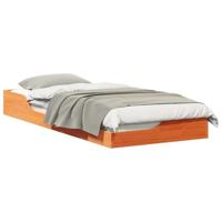 Bedframe Wasbruin 90 x 210 cm Massief grenenhout - thumbnail