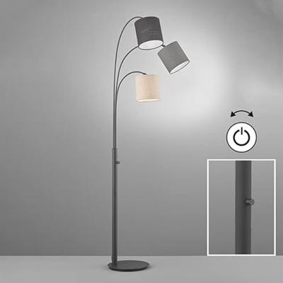 Fischer & Honsel Landelijke leeslampShade 3-lichts - 40360