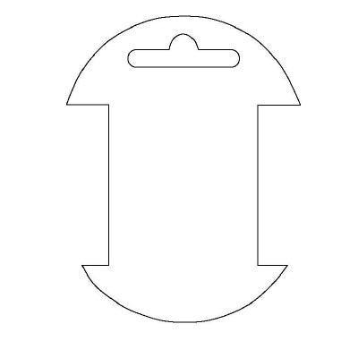 Byoux-kaartje type 60 - bxh 65x85 mm