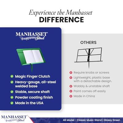 Manhasset 4801-G Symphony Stand lessenaar groen
