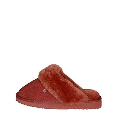Warmbat Pantoffels Flurry FLS321073 Rood / Bruin-36 maat 36