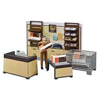 Bruder bworld ups parcel shop speelfiguur (62250) - thumbnail