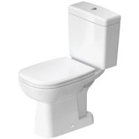 Duravit D-Code Duobloccloset Diepspoel 65 cm Wit - thumbnail