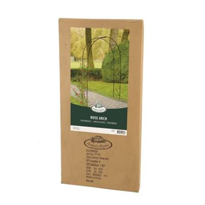 Metalen rozenboog 'Krul' H 217,5 x 152 x 37 cm