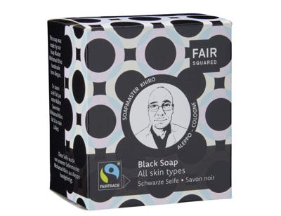 Fair Squared Zeepblok - black soap