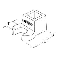 KS Tools 9638494 963.8494 Kraaienpootsleutel Sleutelbreedte (metrisch) 14 mm - thumbnail