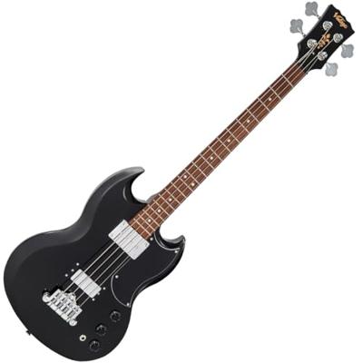 Vintage VS4BK Reissued Boulevard Black elektrische basgitaar
