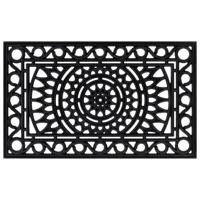 VidaXL Deurmat rechthoekig 45x75 cm rubber - thumbnail