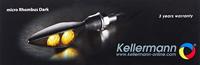 Kellermann led knipperlicht "micro rhombus dark kl turn signal mic.rhomb. black vr/hl - thumbnail