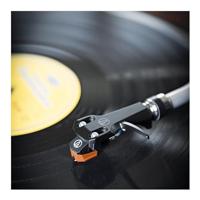 Audio Technica AT-VM95EN/H MM cartridge gemonteerd op headshell, naakt elliptisch - thumbnail