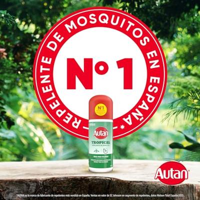 Anti-muggenspray Autan Tropical 100 ml 8 uur Spray