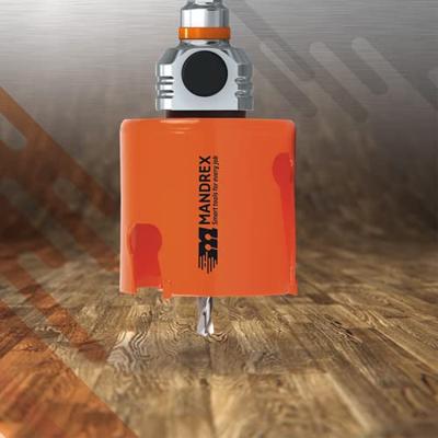 Gatzagen Ø60mm Ø68mm Ø80mm Mandrex Starter set Gatzaaghouder met TCT zesk.8,5