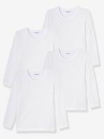 Set van 4 T-shirts wit - thumbnail