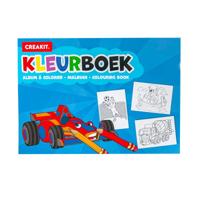 Kleurboek A4 24/ blauw CREAKIT - thumbnail