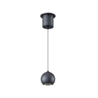 Artdelight Hanglamp Miami 1 lichts Ø 10 cm comfortlift zwart - thumbnail
