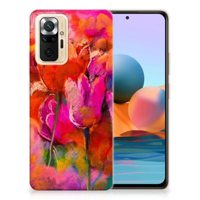 Smartphone hoesje Xiaomi Redmi Note 10 Pro Tulips Smartphone hoesje Xiaomi Redmi Note 10 Pro Tulips