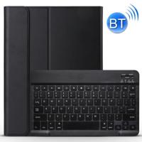 Afneembaar Bluetooth toetsenbord + Brushed textuur horizontale Flip lederen draagtas met houder voor iPad Pro 11 inch (2018) (zwart) - thumbnail