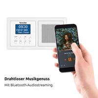 TechniSat DIGITRADIO UP 55, weiß Stopcontactradio DAB+, VHF (FM) Bluetooth Incl. luidspreker, Wekfunctie Wit - thumbnail