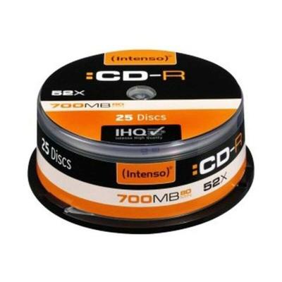 Intenso 1001124 CD-R 80 disc 700 MB 25 stuk(s) Spindel